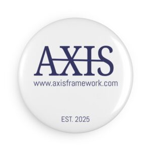 AXIS Branded Round Magnet Button