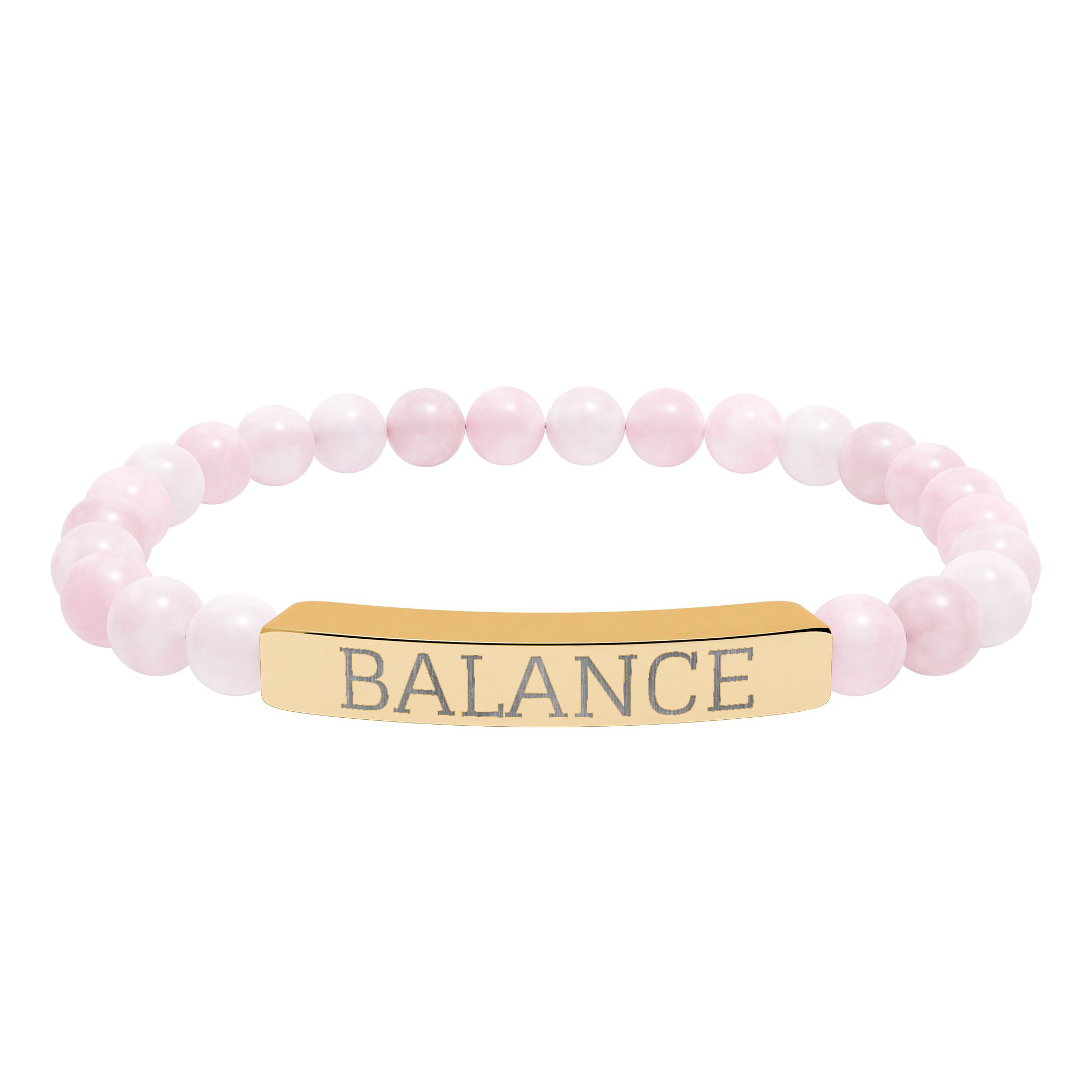 BALANCE Natural Stone Stretch Bracelet — Beaded Healing Bar Bracelet - Image 5