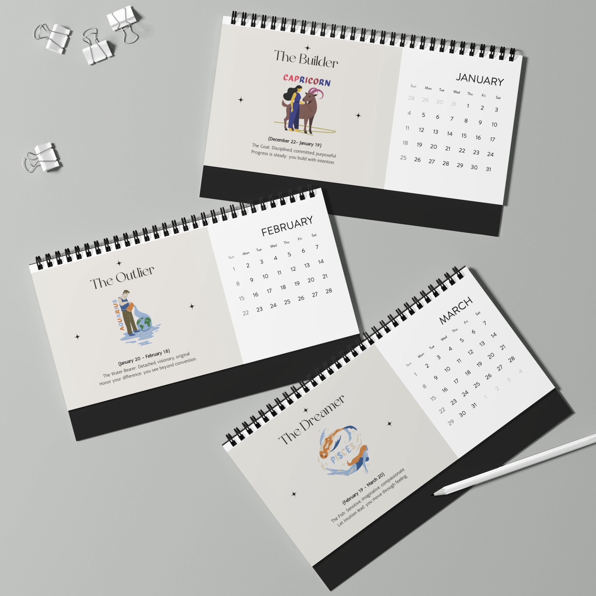 The Axis Desk Calendar (2026) - Image 4